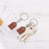 2PCS Love Heart Cute Couples Friendship Building Block  Key Ring Key Buckle Heart Pendant