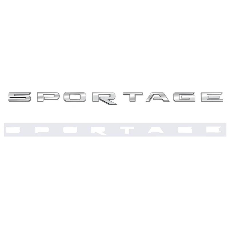 TYPT1 ABS Car Rear Trunk Body Letters Emblem Badge Sticker Decal for KIA Sportage Logo Optima Soul Sorento Niro Forte K3 Accessories