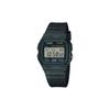 Casio Унисекс кварцевые часы с ремешком из смолы, черный циферблат, F-91W-3(Watch5--Изумрудный Фло)