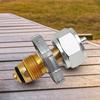 Gas Stove Connector Tank Head Adapter Portable Propane Tank Adapter Copper Camping Bottle Propane Transfer Nozzle for BBQ Picnic