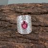 Pink Tourmaline Gemstone 925 Sterling Silver Handcrafted Jewelry Partywear Ring RR-17-3