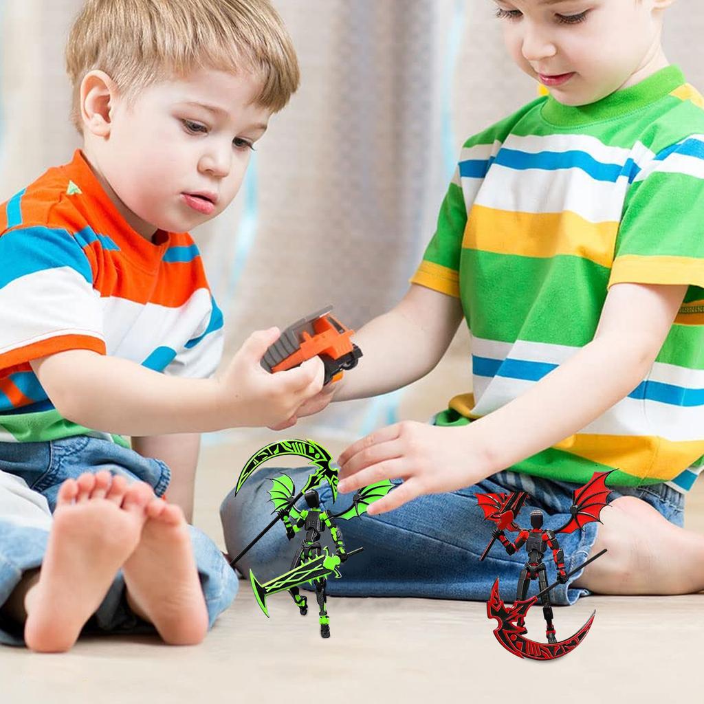 Набор мобильных кукол, 3D-печатная мобильная кукла-робот Титан, подвижная мобильная кукла, подходит для коллекционеров, украшение рабочего стола