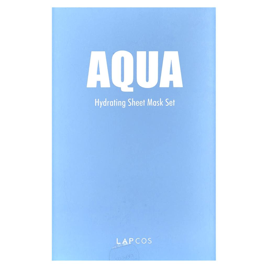 Lapcos, Aqua Beauty Sheet Mask Set, увлажняющий, 5 листов, 30 мл (1,01 жидких унций) каждый