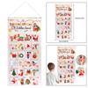 Hanging Storage Bag Christmas Advent Calendar Party Favors To Fill Candies Gifts 24 Days Count Down