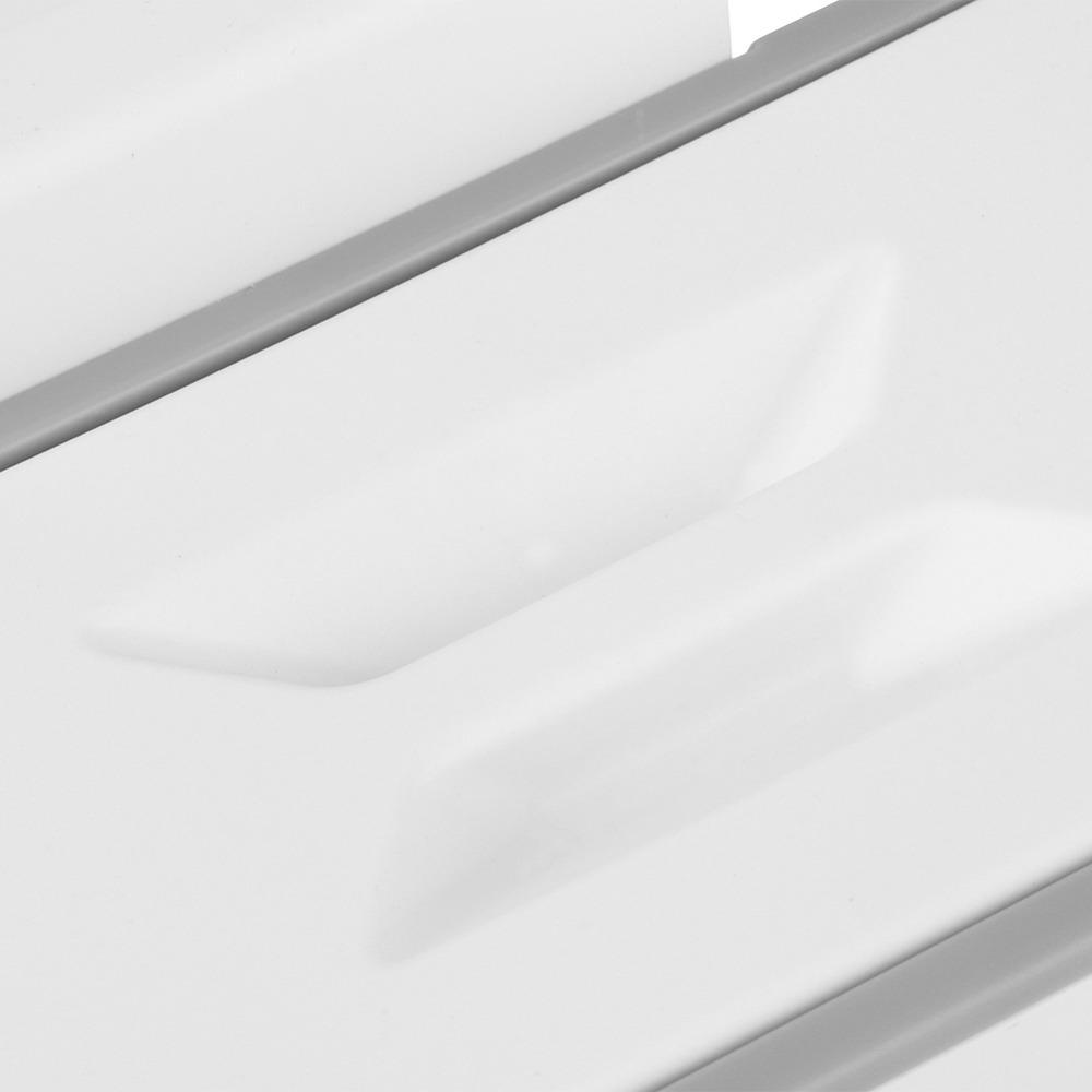 PP Garbage Waste Holder White Kitchen Trash Bag Holder Cabinet Door Holder Countertop Scraps