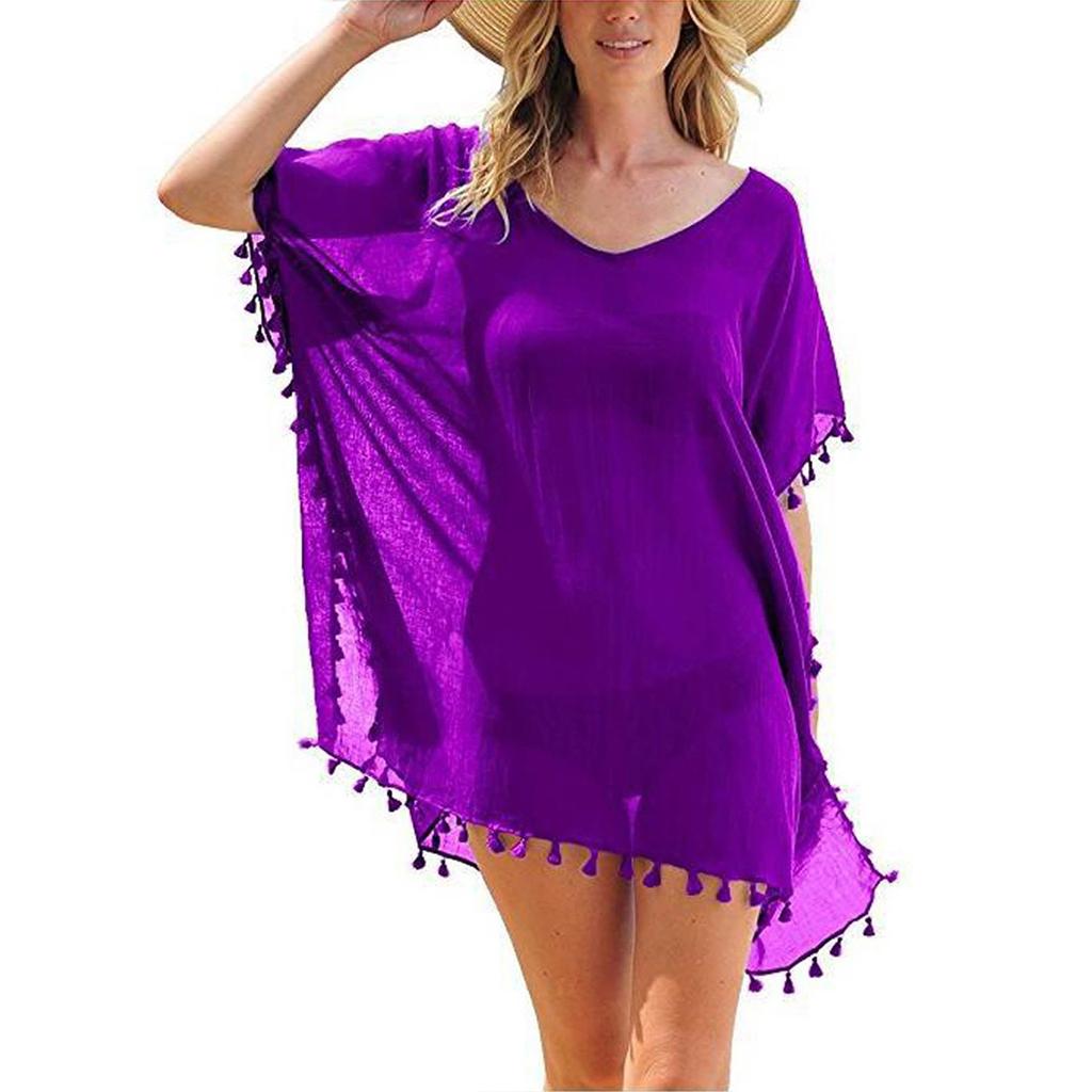 Женское бикини, прикрытие, платье, пляжный купальный костюм, мешковатая туника, топы, футболка