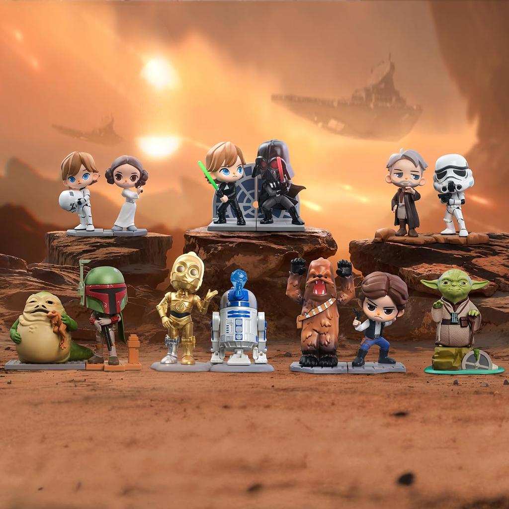 POP MART Звездные войны Серия Коробка 12 POP MART Gacha Gacha Blind Box Фигурка Пластиковая Модель Премиум Игрушка Мягкий Винил Оригинальный Персонаж Подарок На День Рождения