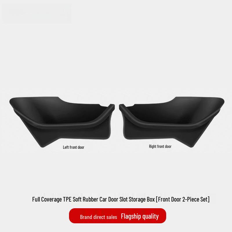 Tesla Model Y/3 Enhanced Door Storage Box & Slot Mat Set