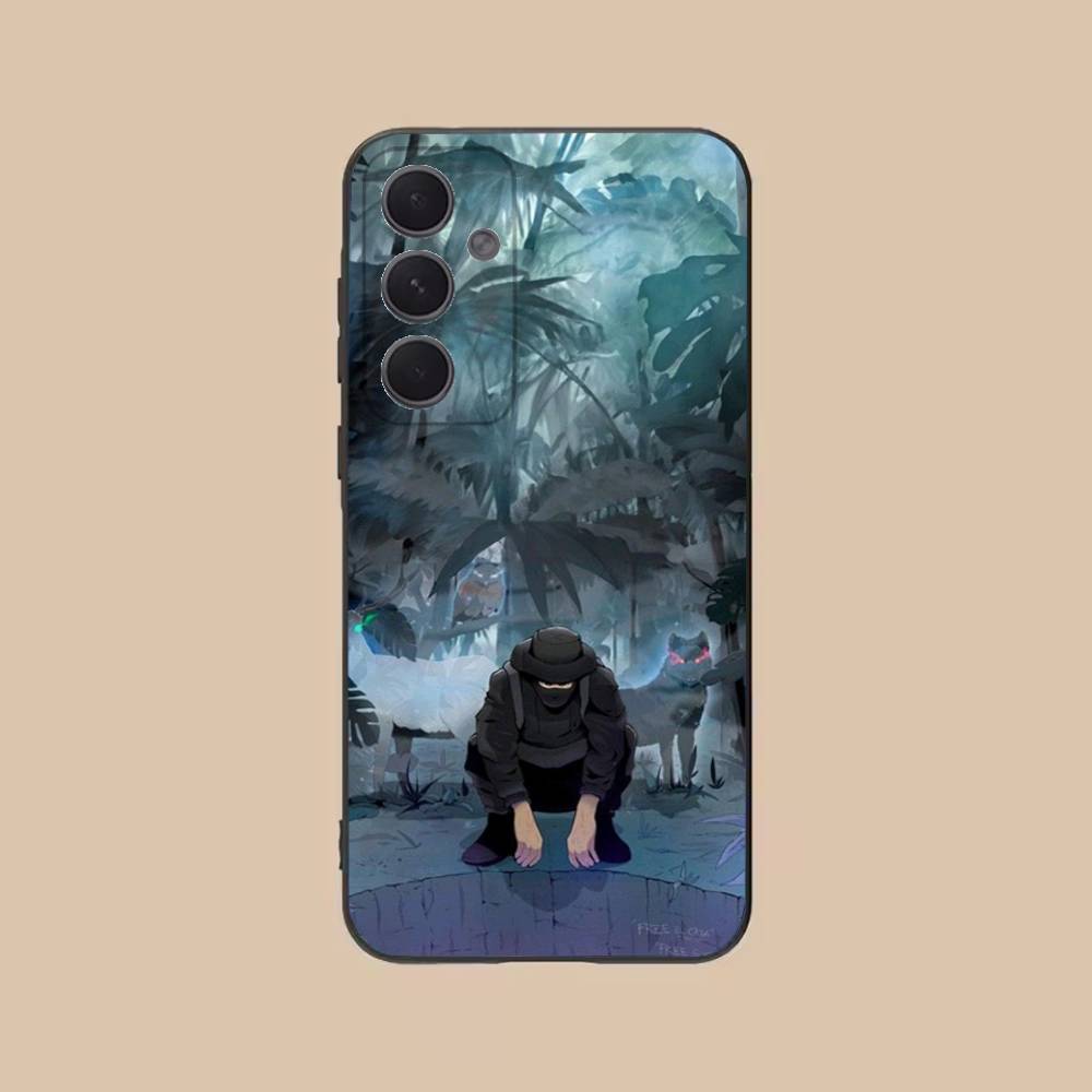 Rapper B-BENY JR Phone Case For Samsung S25,24,21,22,23,20,S30,Ultra,Plus,Fe,Lite,Note,5G Black Cover