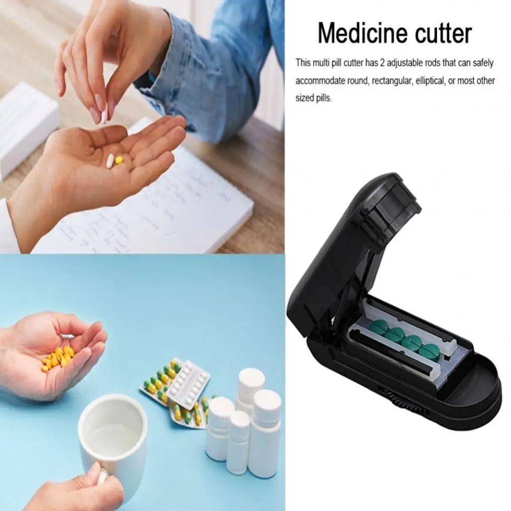 Multiple Cutting Drugs Splitter Portable Tablet Crusher Tablet Cutting Divider for Small or Pills