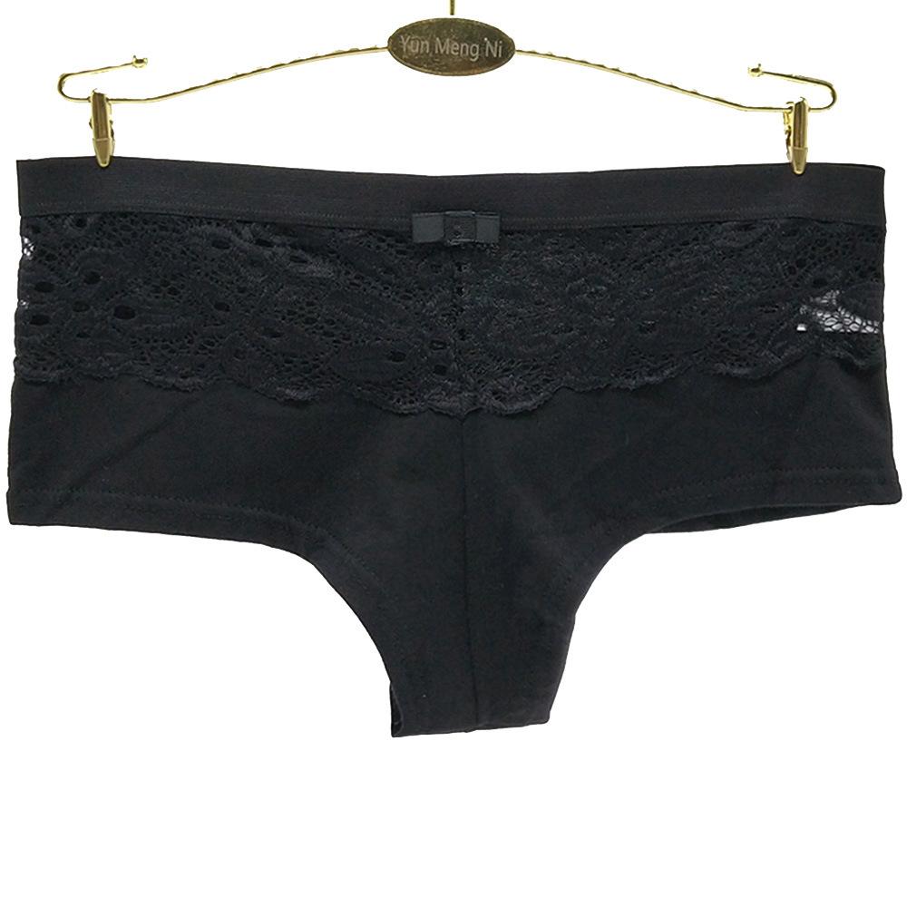 Хлопковое нижнее белье для женщин и девочек, шорты-боксеры, женские трусики, сексуальные кружевные шорты для мальчиков, трусики, 6 шт./лот