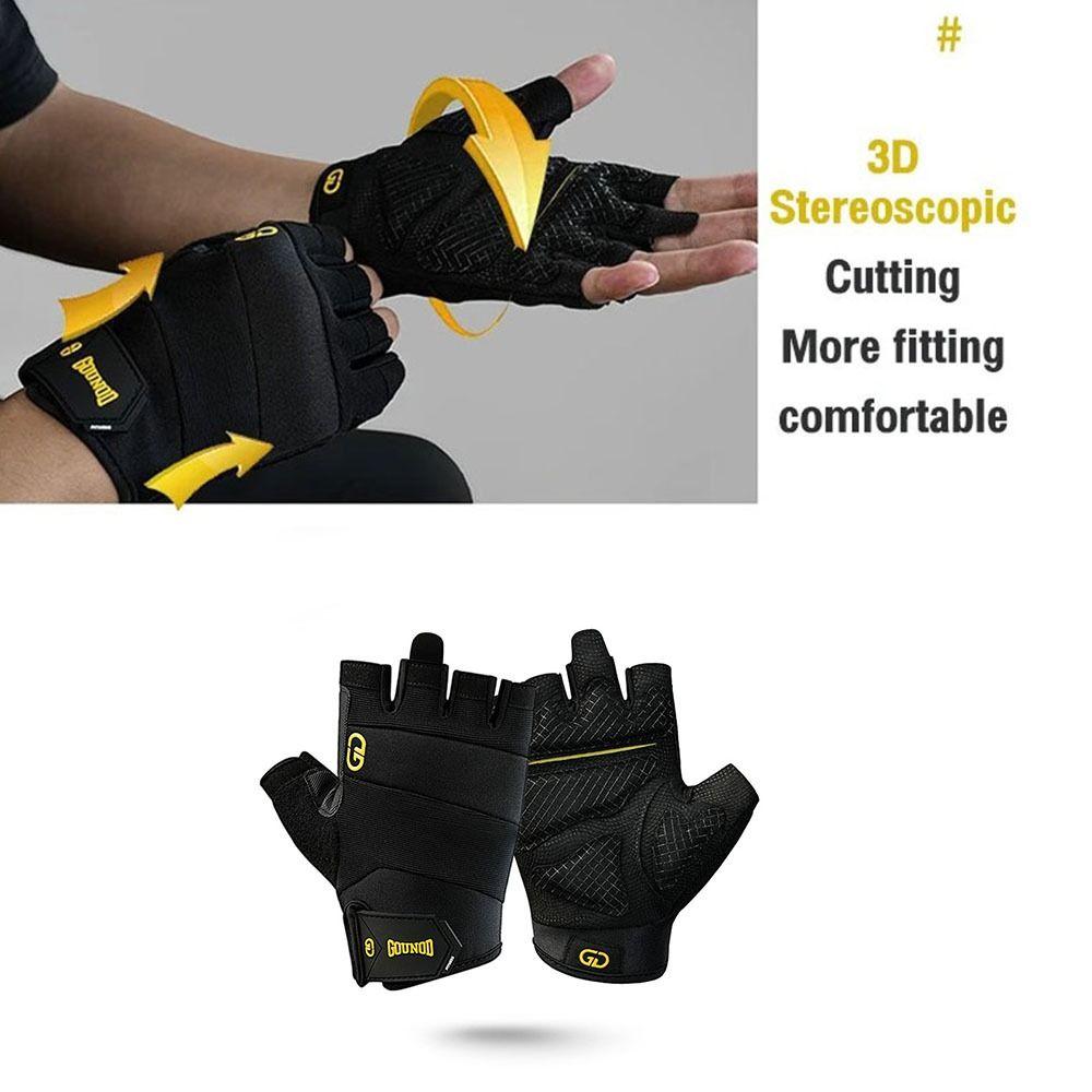 1 пара дышащих перчаток для тяжелой атлетики, перчатки для велоспорта и мотоспорта, тренировки по бодибилдингу и пауэрлифтингу