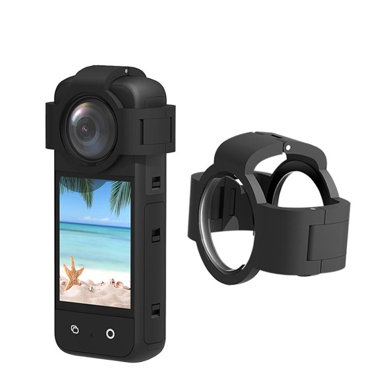 Защитный чехол для объектива, пылезащитный чехол для оправы объектива, совместимый с Insta360 X3 Panoramic Action