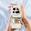 For Xiaomi 15 Ultra Case Three Animal Dolls Pattern Printing Straight Edge TPU Phone Back Cover