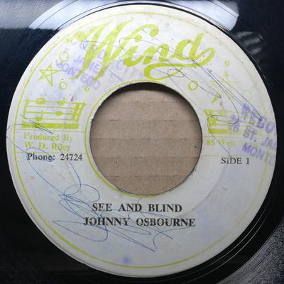 7-дюймовая пластинка JOHNNY OSBOURNE TECHNIQUES ALL ST See And Blind Rema Skank NONE Wind 1972 Ямайка Регги Ска Даб Б/у