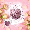 60g Love Heart Table Confetti 15mm Party Glitter Sequ Plastic Confetti Sprinkles Decorations for Wedding Festival Birthday (AX/Pink)