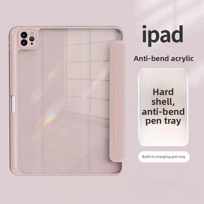 Ударопрочный чехол для iPad Pro 11, акриловый прозрачный чехол для iPad Air 4, 5, 10,9 дюйма, прозрачный защитный чехол от падения