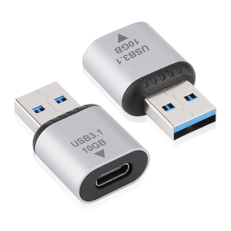 USB 3.1 на Type C Адаптер Мини Папа Мама Конвертер Type C Зарядка Данные Высокоскоростной Перенос Разъем 10 Гбит/с