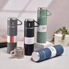 Stainless Steel Thermal Cups Gift Set 500ML Office Business Style Thermos Bottle Vacuum Flask Outdoor Water Bottles Thermal Insulation Couple Cup.
