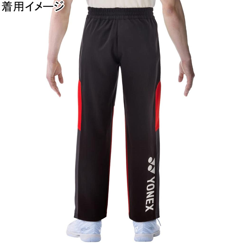 Длинные брюки трикотажные брюки черные M [YONEX] разминочные (Подходящий стиль) (007)