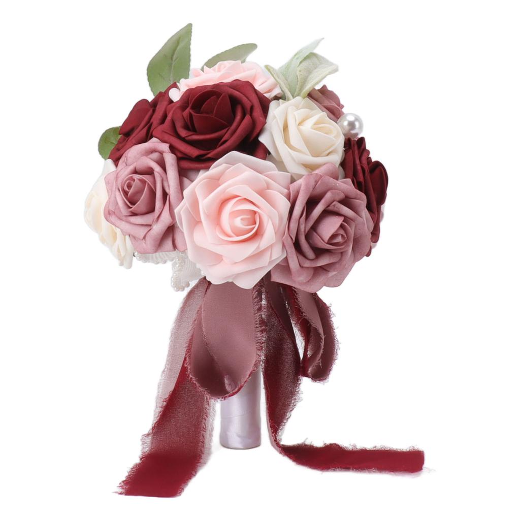 Свадебный букет Яркий цветной держащий цветы Романтичный ручной работы Элегантный держащий цветы для вечеринок