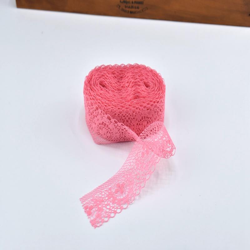 10Yard/Lot Cotton White Lace Trim Fabric Craft DIY Natural Lace Ribbon Sewing Clothing Embroidery Wedding Party Accessories 40mm