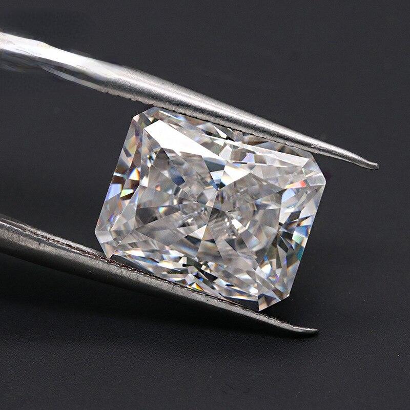 Cellacity High Quality Radiation-cut Pillow Moissanite Loose Gemstone 0.5-10CT D Color VVS1 Passed the Diamond Test and Obtained the GRA Certificate