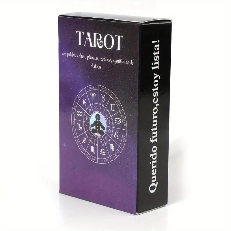 1 Box Meaning On Cards Spanish English Version Tarot Deck With Keywords Reversed Wondering Spirit Occult Adventure Board Game