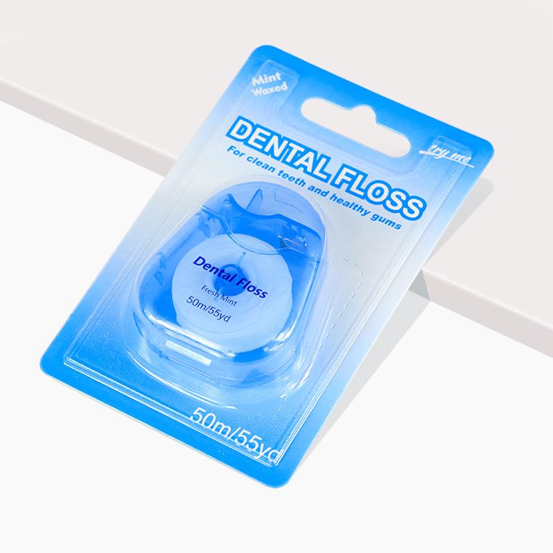 Wax-coated Mint Breath Freshener Disposable Dental Floss