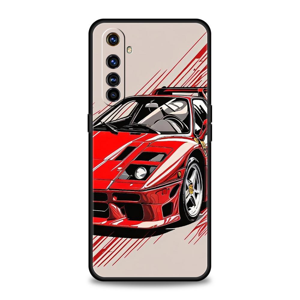 Спортивный автомобиль JDM Tokyo Drift Чехол для телефона Realme GT Neo 2 3 3T 5 12 11 5G 10 9 8 5G 7 6 GT5 GT3 GT2 Pro C21 C11 C25 C35