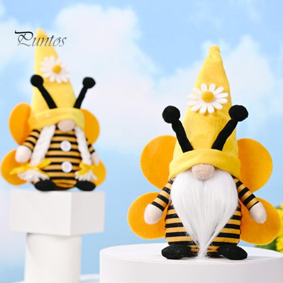 Превосходная привлекательная портативная кукла-гном, украшение для фестиваля медоносных пчел, безликая кукла-гном, товары для дома