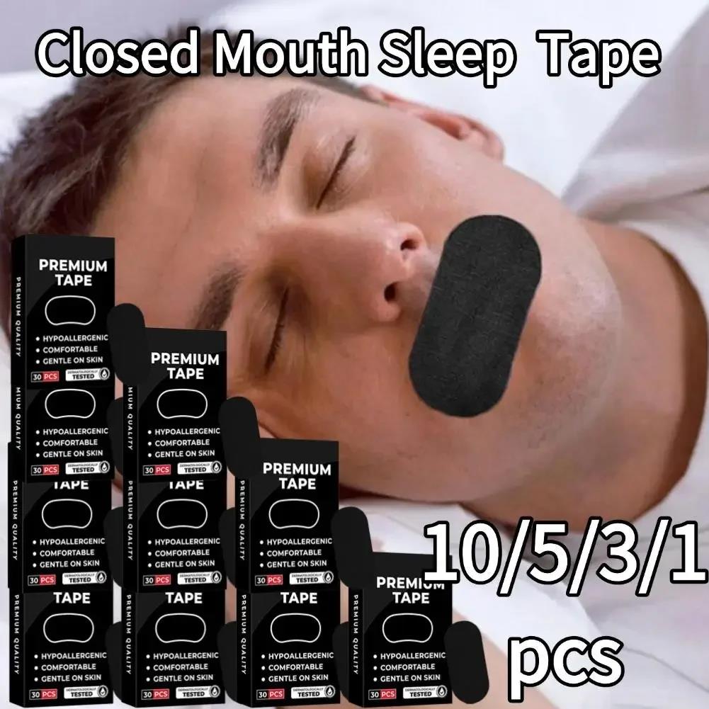 Elastic Sleep Tape for Snoring Stop Snoring Glue Tape Open Mouth Breath Correction Health Care 1/3/5/10 Pack 3
