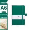 A6 Color Elastic Band Portable Notebook - Student Memo with Skin-Feel Leather Pocket Design