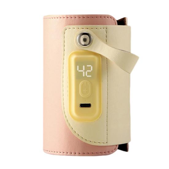 Чехол для подогрева бутылочек Портативный подогреватель детских бутылочек Быстрый нагрев USB Type C Интеллектуальный контроль температуры Подогреватель бутылочек