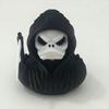 3D Printing Black Killer Duck Anime Figurine Grim Reaper Duck Halloween Ornament Cartoon Desktop Ornament Halloween Gifts Toys