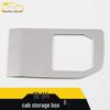 Fits 18 H4 Cab Storage Box Co-Driver Glove Box Decorative Frame Panel Sticker Accessory
