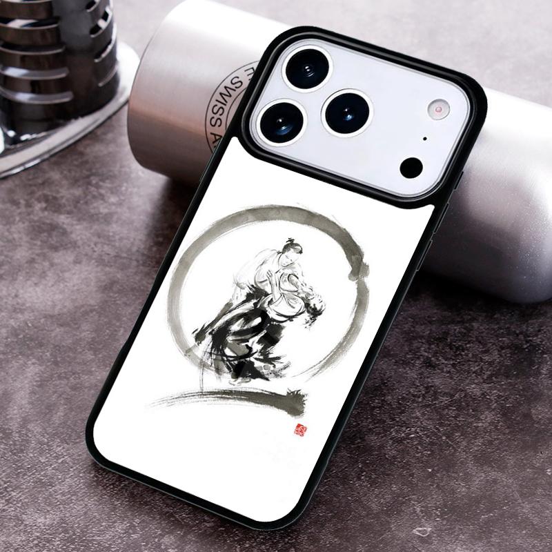 Чехол для телефона Айкидо Японское боевое искусство Для iPhone 17 16 15 14 13 12 11 Pro Max Plus 17Air Мягкий силиконовый чехол