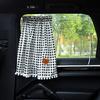 UV-protection Car Curtain Adjustable Portable Cartoon Bear Car Sunshade Car Accessories