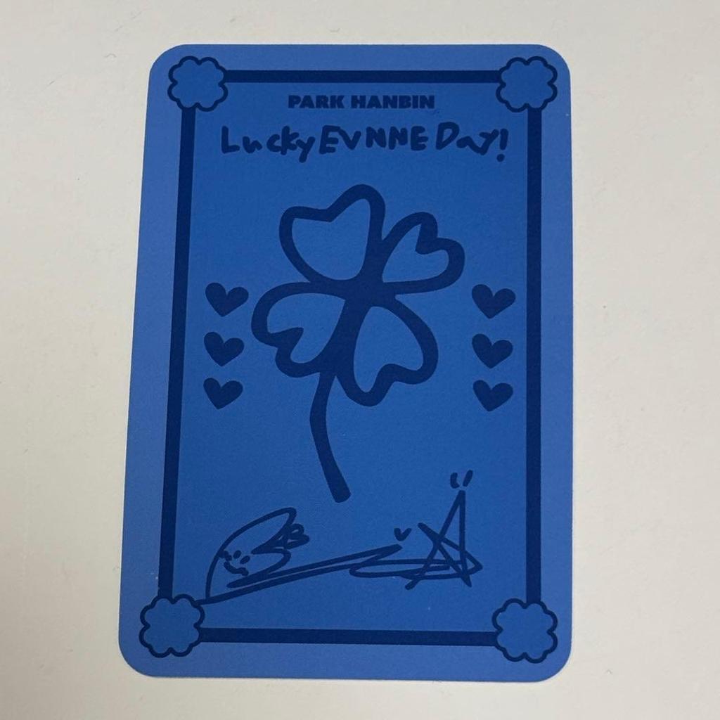 [USED] EVNNE Park Hanbin Lucky Box Bonus Trading Card