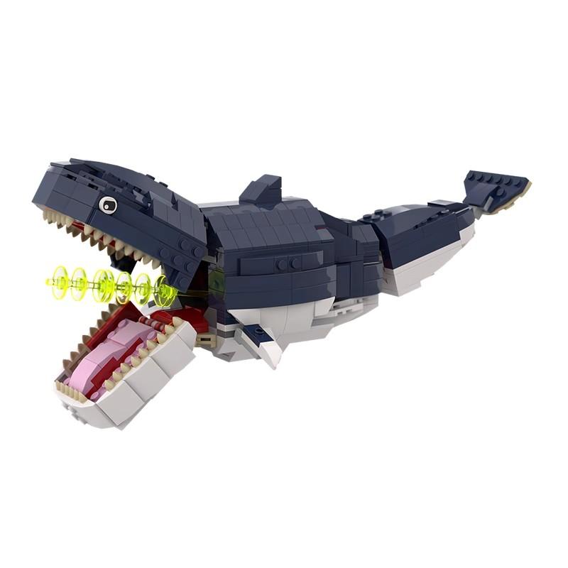 Bricklink Идеи Subnautica Монстры Глубин 31088 Морской Голодный Акула Мир Креативные Строительные Блоки Детские Игрушки Рождественский Подарок