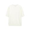 Covernat Casual Simple Solid Color Short Sleeve Polo Shirt Unisex tops Ivory CO2502KT05IV
