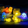 12cm Pokemon Pikachu Night Light Anime Figure Cute Bedside Lamp For Bedrooms Ornaments Children's Luminous Toys Christmas Gift