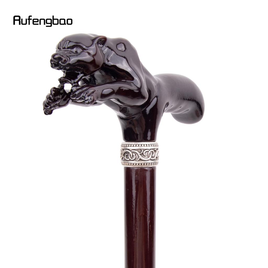 Коричневый прыжок леопардовый деревянный модный посох декоративный вампирский косплей вечеринка деревянная трость для ходьбы Хэллоуин булава жезл посох 93 см