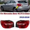 Для Mercedes Benz W176 A-Class A160 A180 A200 2013-2018 Автомобильный задний фонарь Предупреждающий стоп-сигнал Сигнальная лампа A1769060100 A1769060200