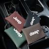 Для автомобиля Jeep Кожаная сумка для ключей Кошелек для монет Сумка для хранения на молнии Для Jeep Grand Cherokee Wrangler JK Gladiator Compass Renegade Wa