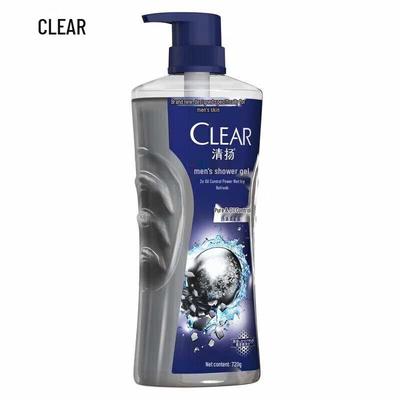 Гель для душа Clear для мужчин, глубокое очищение, контроль жирности