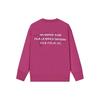 Fila Однотонная толстовка с вышитым логотипом-буквой, модная, простая, с круглым вырезом, длинным рукавом, унисекс, ярко-розовый F11U248201F-RD