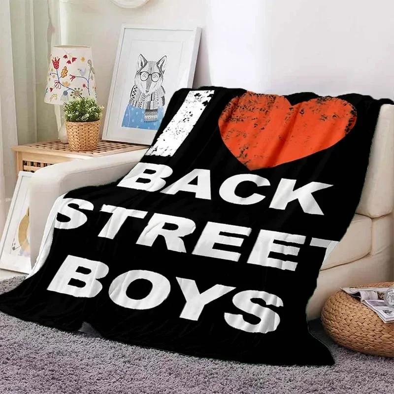 BSB Backstreet Boys Плед Легкий, Удобный, Мягкий и Дышащий, Для Кровати, Дивана, На Улицу, Постельное Белье, Путешествия, Тонкий Плед