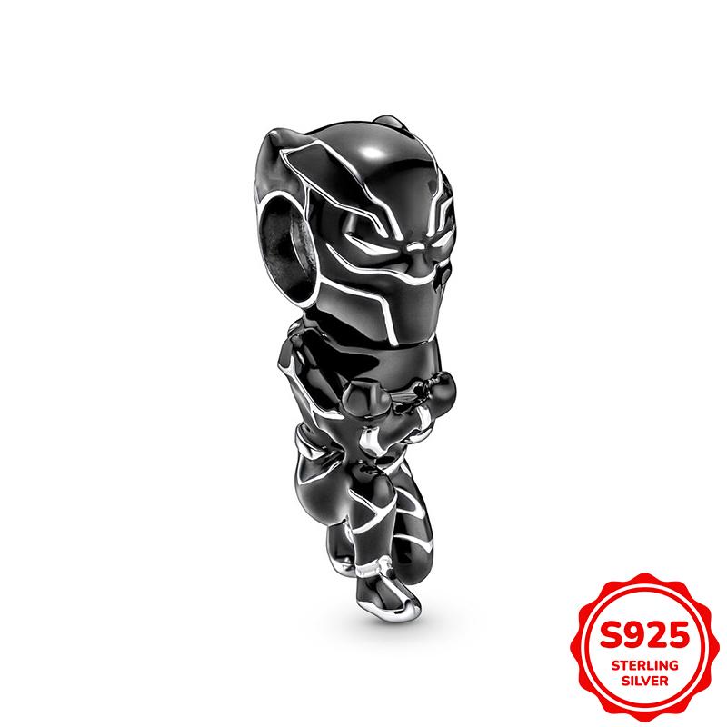 Marvel Человек-паук и Щит Капитана Америки Подвеска Шарм Бусина Подходит для Браслета 3 мм Ожерелье Женский Кулон Роскошные DIY Ювелирные Изделия Подарок