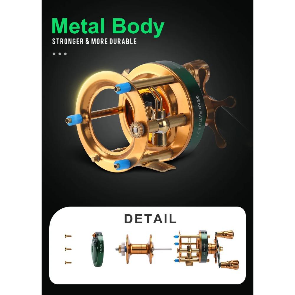 40л/60л Ретро Зеленая Троллинговая Рыболовная Катушка Медленный Рок Железная Пластина Барабаны Для Ударов Черная Оффшорная Катушка Для Лодочной Рыбалки